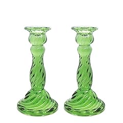 Vintage glass candlesticks for sale  Delivered anywhere in USA 