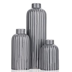 Gray ribbed ceramic for sale  Delivered anywhere in USA 