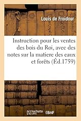 Instruction ventes bois d'occasion  Livré partout en Belgiqu