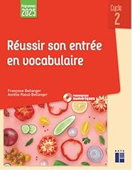 Réussir entrée vocabulaire d'occasion  Livré partout en France
