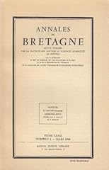 Revue annales bretagne d'occasion  Livré partout en France