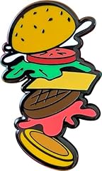 Hamburger cheeseburger lapel for sale  Delivered anywhere in USA 