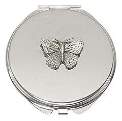 Butterfly compact mirror for sale  Delivered anywhere in UK