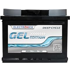 Batteria gel electronicx usato  Spedito ovunque in Italia 
