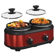 Double slow cooker for sale  Delivered anywhere in USA 