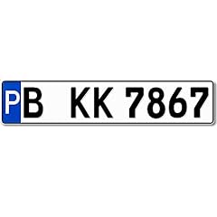 Plaque immatriculation voiture d'occasion  Livré partout en Belgiqu