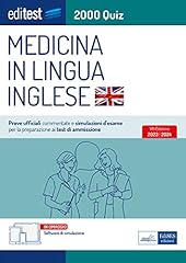 Test medicina inglese usato  Spedito ovunque in Italia 