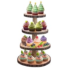 Cupcake stand wooden for sale  Delivered anywhere in USA 