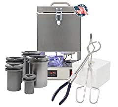 Tabletop Deluxe QuikMelt Top-Loading 10 oz 1, 2, 3, 4 KG Electric Furnace Crucibles Tongs Flanges Metal Jewelry Casting Melting Kiln Made in The U.S.A. for sale  Delivered anywhere in USA 