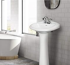 Fine Fixtures Prestige Bathroom Pedestal Sink White, used for sale  Delivered anywhere in USA 