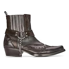 Mens leather cowboy for sale  Delivered anywhere in UK