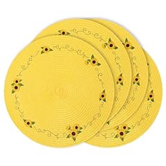 Feuille sunflower placemats for sale  Delivered anywhere in USA 