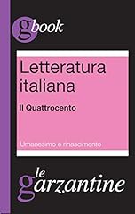 Letteratura italiana. quattroc usato  Spedito ovunque in Italia 