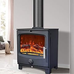 Used, NRG 5KW Contemporary Woodburning Multifuel Stove Eco for sale  Delivered anywhere in Ireland