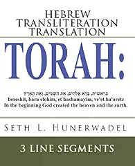 Torah hebrew transliteration for sale  Delivered anywhere in UK