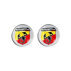 Abarth sticker shields for sale  Delivered anywhere in UK