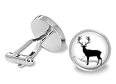 Buck cufflinks elk for sale  Delivered anywhere in USA 