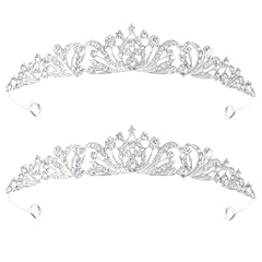 Pieces silver tiara for sale  Delivered anywhere in USA 