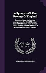 Synopsis peerage england for sale  Delivered anywhere in UK