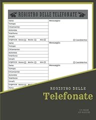 Registro delle telefonate usato  Spedito ovunque in Italia 