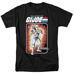 G.I. Joe Storm Shadow Card Unisex Adult T-Shirt, Black, for sale  Delivered anywhere in USA 