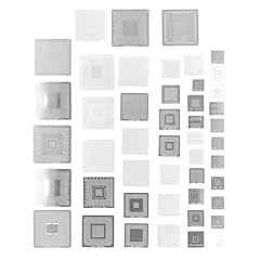 47pcs kit stencil usato  Spedito ovunque in Italia 