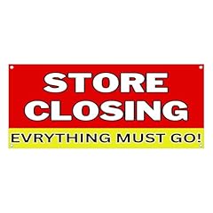 Large closing banner for sale  Delivered anywhere in USA 