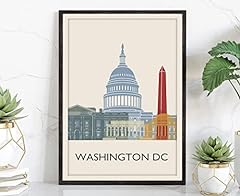 Washington illustration poster for sale  Delivered anywhere in USA 