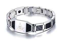 Handsome masonic bracelet for sale  Delivered anywhere in USA 