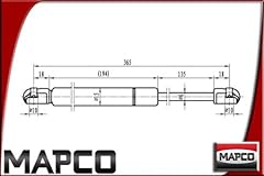 Mapco 207863 turbina usato  Spedito ovunque in Italia 
