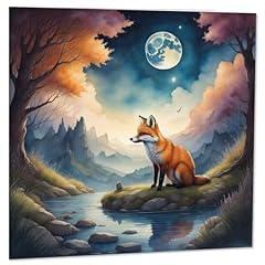 Moon fox greeting for sale  Delivered anywhere in Ireland