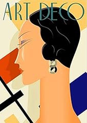 Poster art deco usato  Spedito ovunque in Italia 
