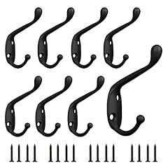 Black coat hooks for sale  Delivered anywhere in UK