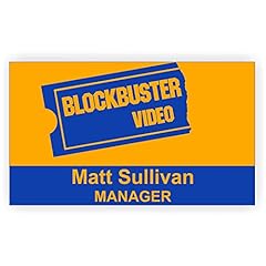 Blockbuster name tag for sale  Delivered anywhere in USA 