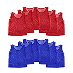 Super Z Outlet Nylon Mesh Scrimmage Team Practice Vests for sale  Delivered anywhere in USA 
