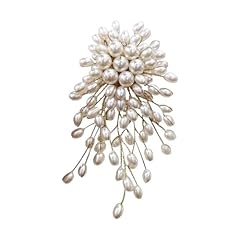 Elegant pearl brooch for sale  Delivered anywhere in UK