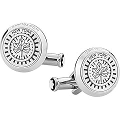 Montblanc cufflinks round for sale  Delivered anywhere in UK
