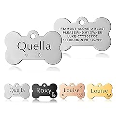 Personalised dog tags for sale  Delivered anywhere in UK