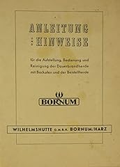 Anleitung hinweise aufstellung gebraucht kaufen  Wird an jeden Ort in Deutschland