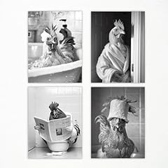 Bathroom chicken canvas for sale  Delivered anywhere in USA 