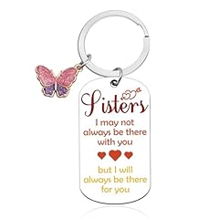 Sister birthday keychain for sale  Delivered anywhere in USA 