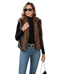 Fiophy womens faux for sale  Delivered anywhere in USA 