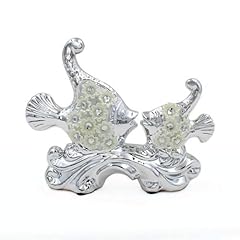 Silver fish ornament for sale  Delivered anywhere in UK
