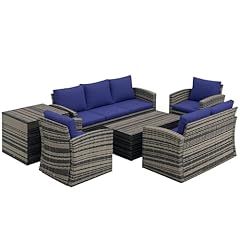 Outsunny pieces rattan for sale  Delivered anywhere in UK