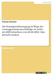 Die vermögensübertragung weg for sale  Delivered anywhere in USA 