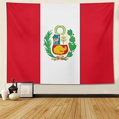 Peru flag tapestry for sale  Delivered anywhere in USA 