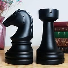 Chess piece bookends for sale  Delivered anywhere in USA 