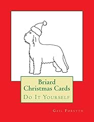 Briard christmas cards for sale  Delivered anywhere in UK