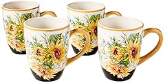 Sunflower fields ceramic for sale  Delivered anywhere in USA 
