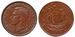 1950 halfpenny coin for sale  Delivered anywhere in UK